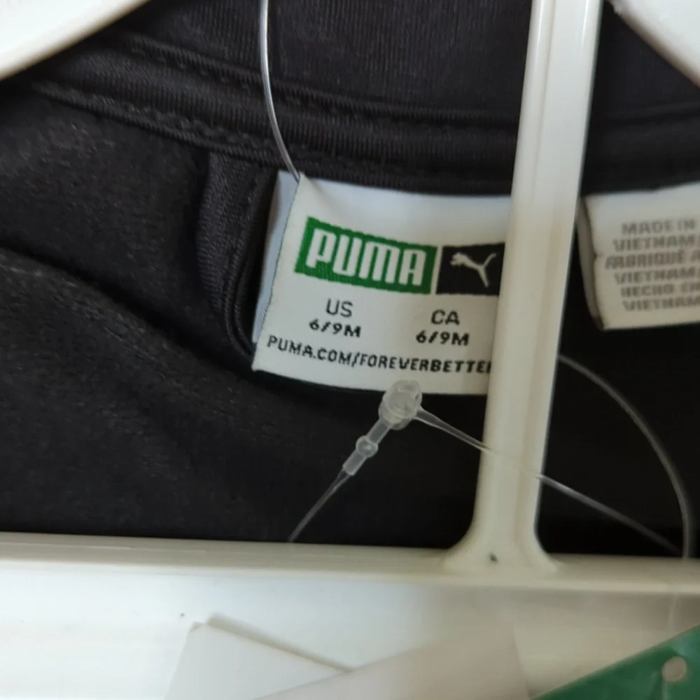 Puma 2 Piece Black & White Baby Track Suit 6-9 Months - Picture 6 of 7